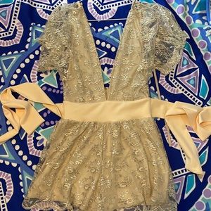 Lace romper
